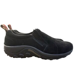 Merrell Jungle Moc Shoes Men Size 11 Black Suede Leather Casual Slip On Sneakers